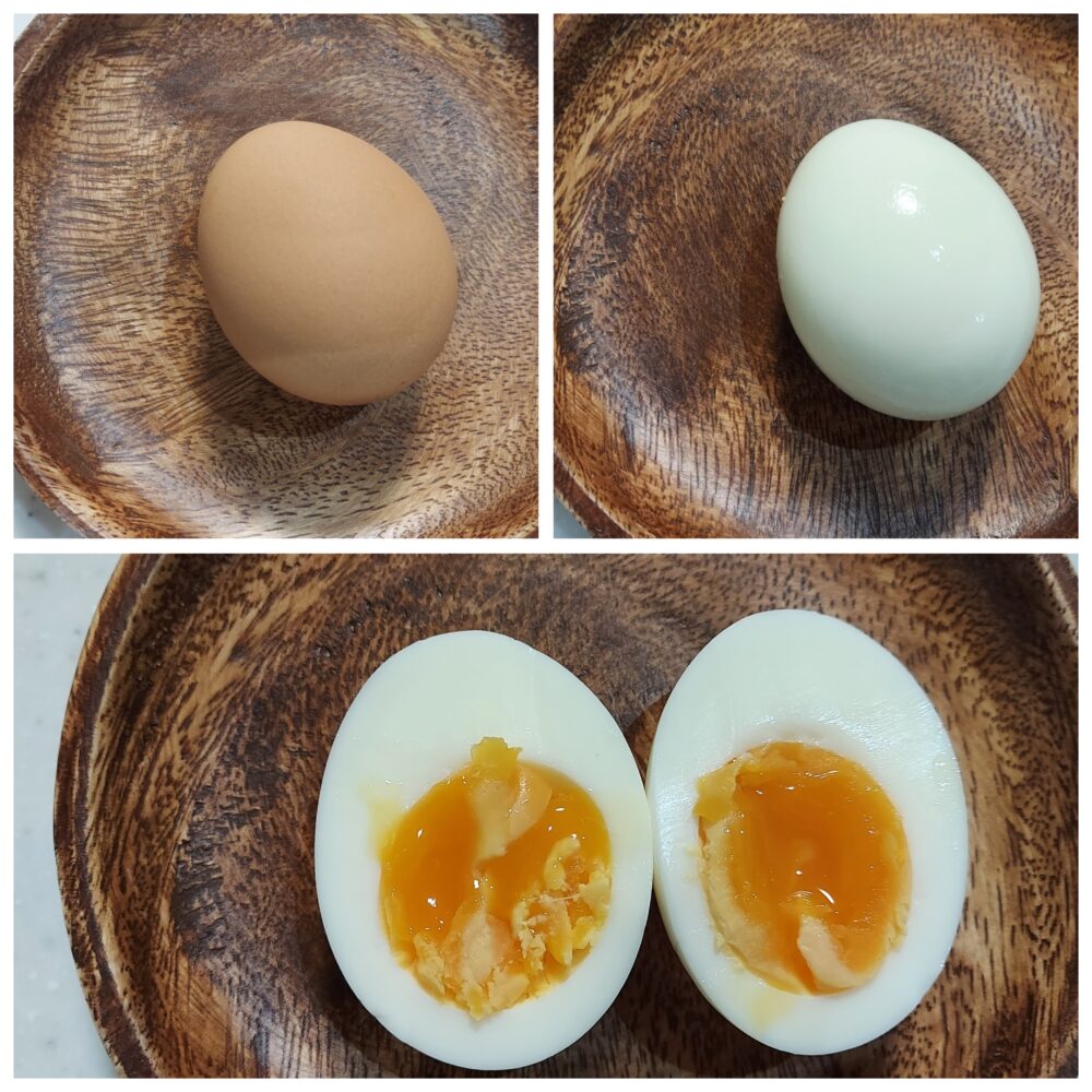 くらもちの平飼いたまごのゆでたまご