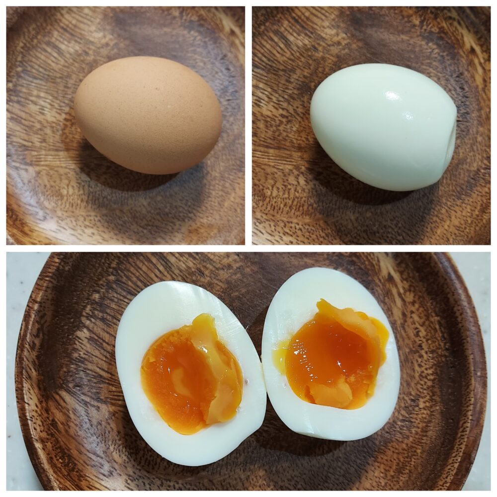 昔の味たまごのゆでたまご