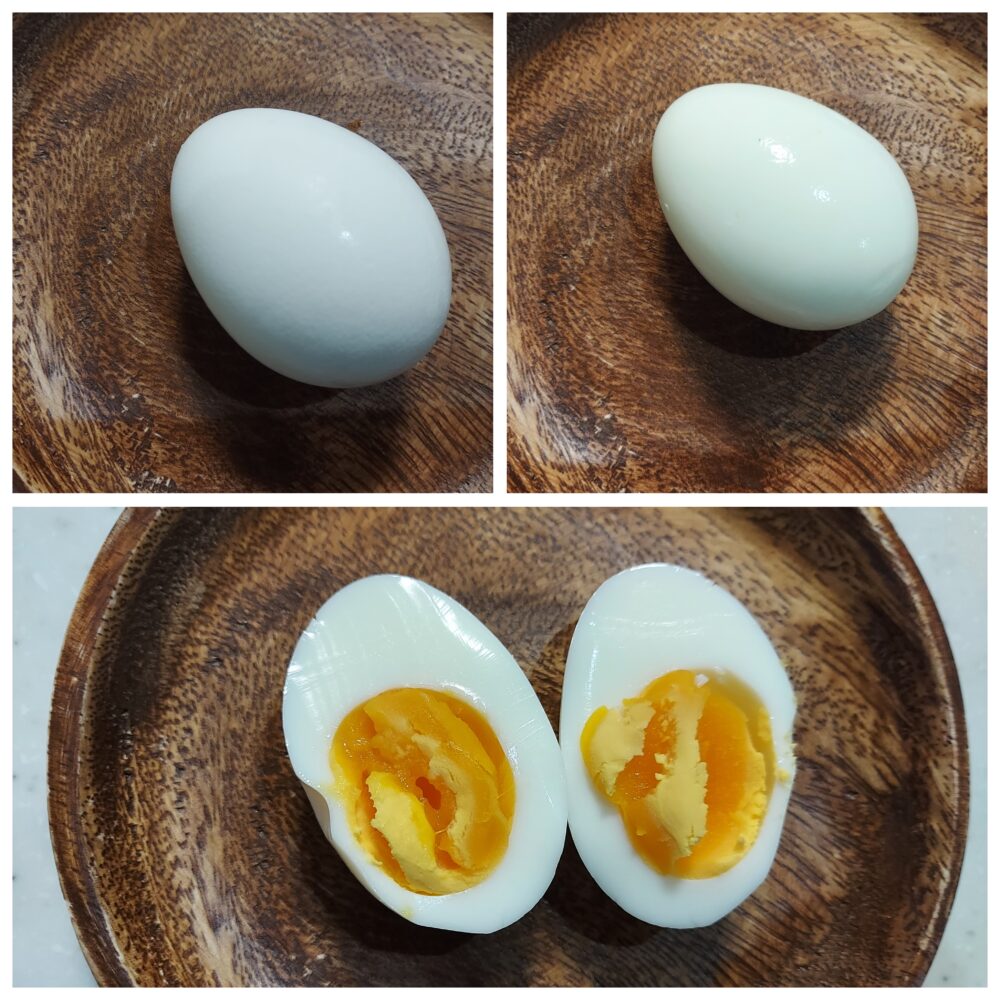 くりこま高原で育ったしろたまご
で作ったゆでたまご