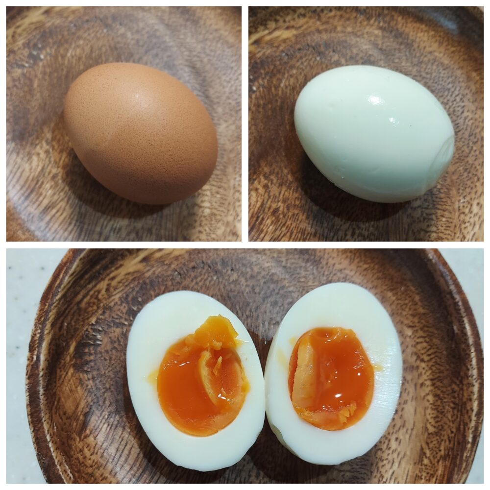 成城石井 濃いきみの平飼いたまごで作ったゆでたまご