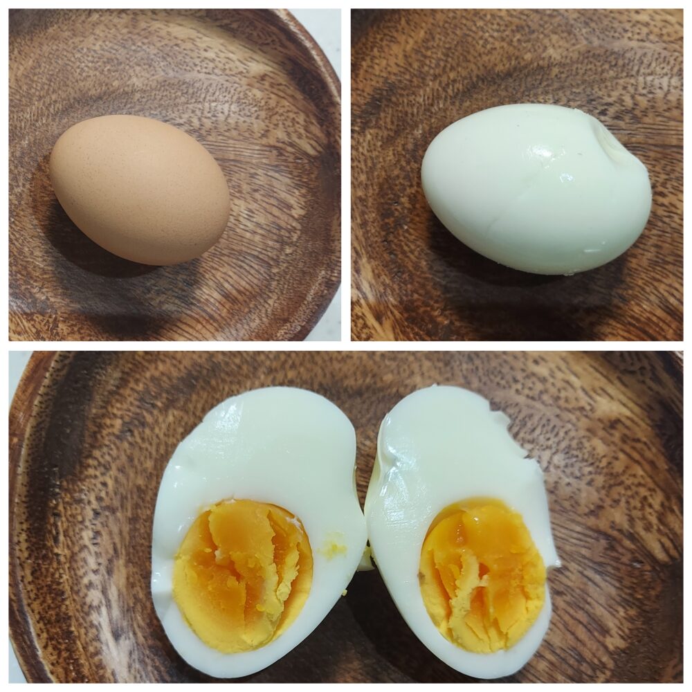 たまごかけごはんに!
小玉たまごのゆで卵