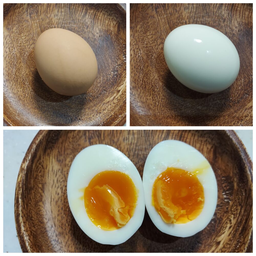 藤橋家のふるさと自慢たまごで作ったゆで卵