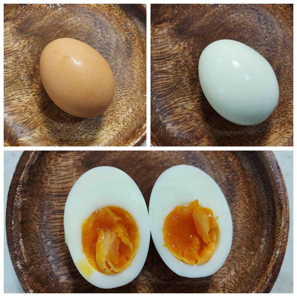 きよら グルメ仕立て6個入りで作ったゆで卵