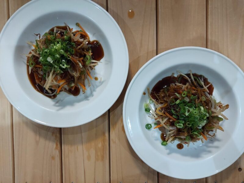 RAKUSAI(楽彩)ミールキット『黒ごま七味香るごぼうの照り焼きハンバーグ』