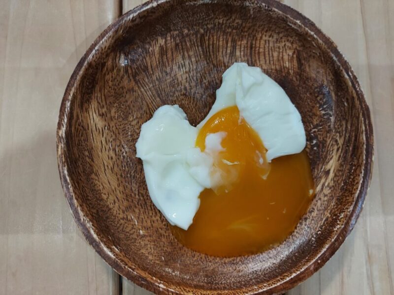 茹で時間3分のゆで卵