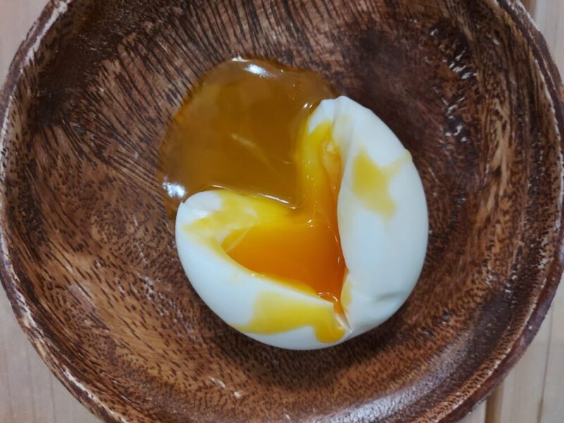 茹で時間4分のゆで卵