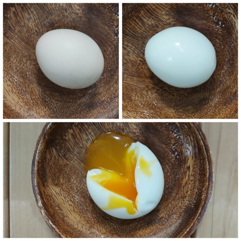 茹で時間4分のゆで卵