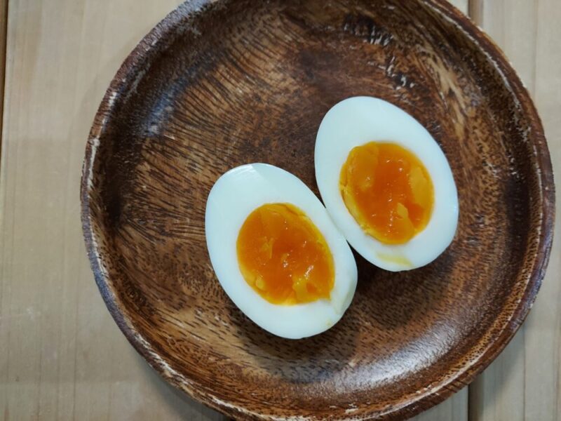 茹で時間7分のゆで卵