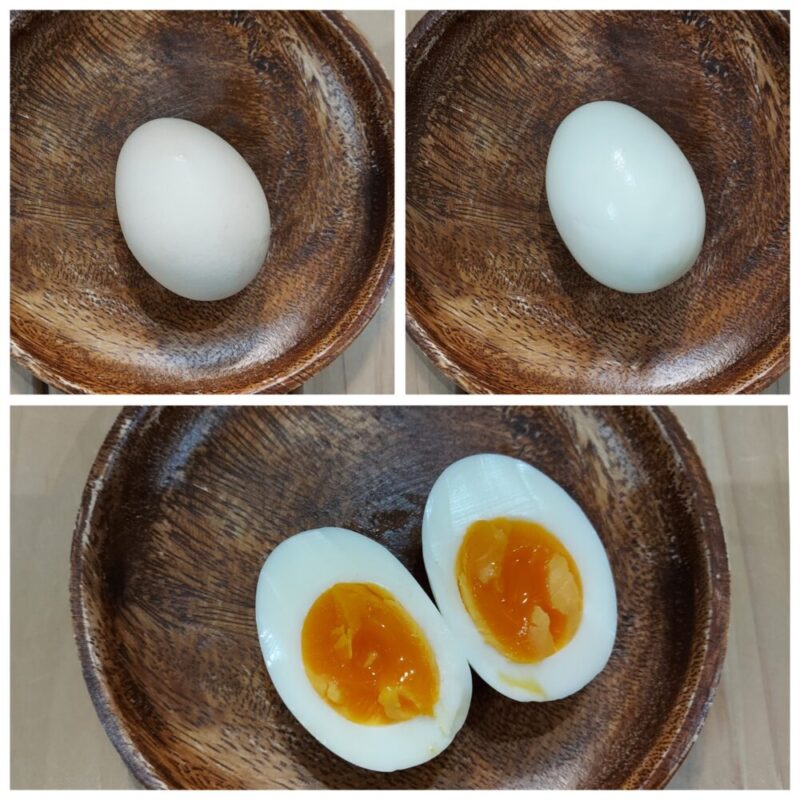 茹で時間7分のゆで卵