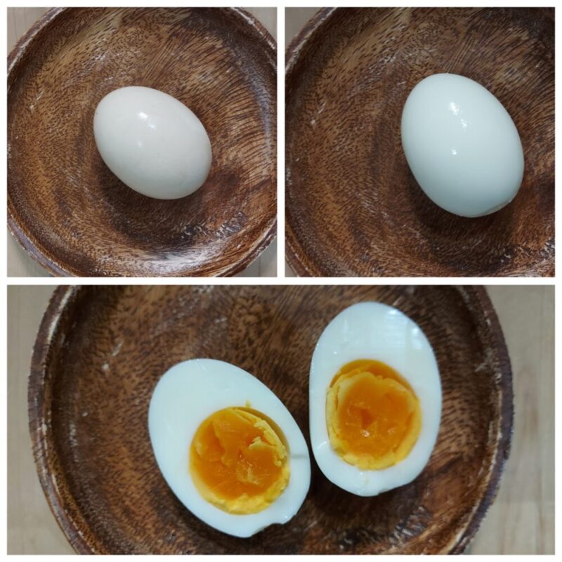 茹で時間8分のゆで卵