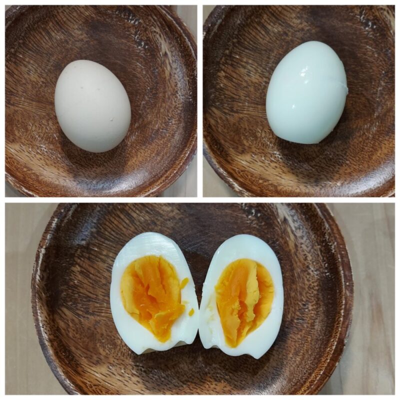 茹で時間9分のゆで卵