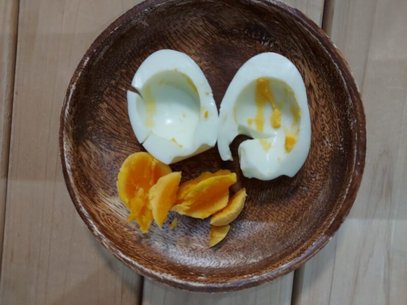 茹で時間9分のゆで卵