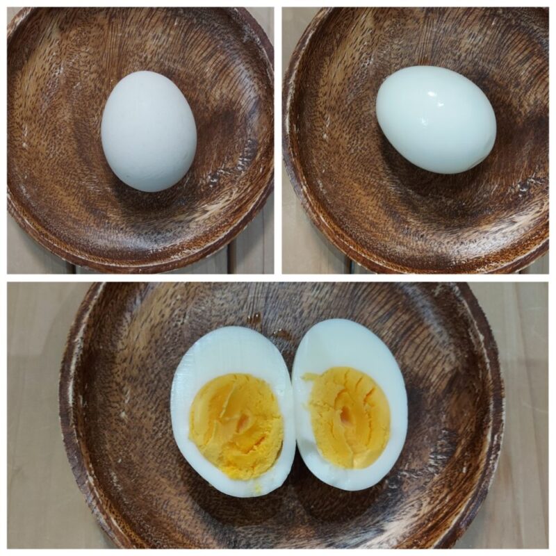 茹で時間11分のゆで卵