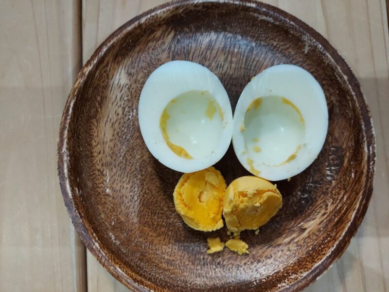 茹で時間12分のゆで卵