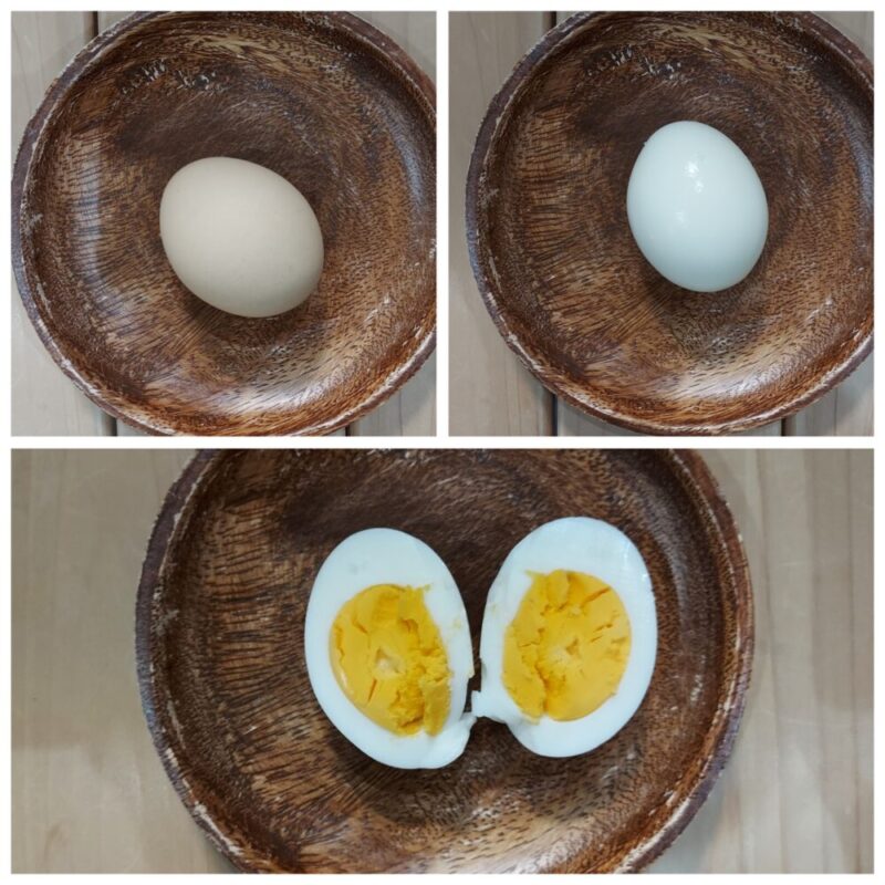 茹で時間15分のゆで卵