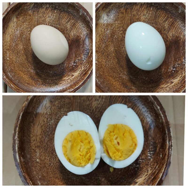 茹で時間17分のゆで卵