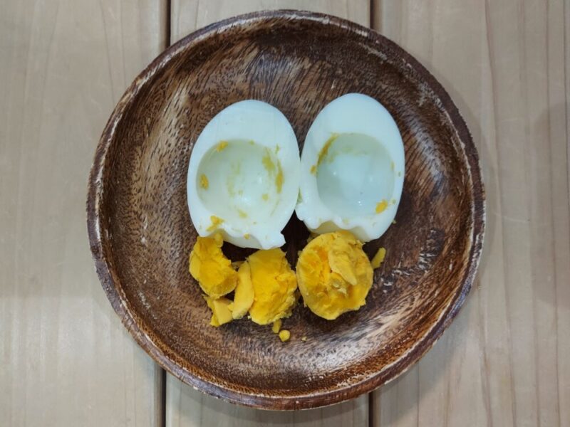 茹で時間18分のゆで卵