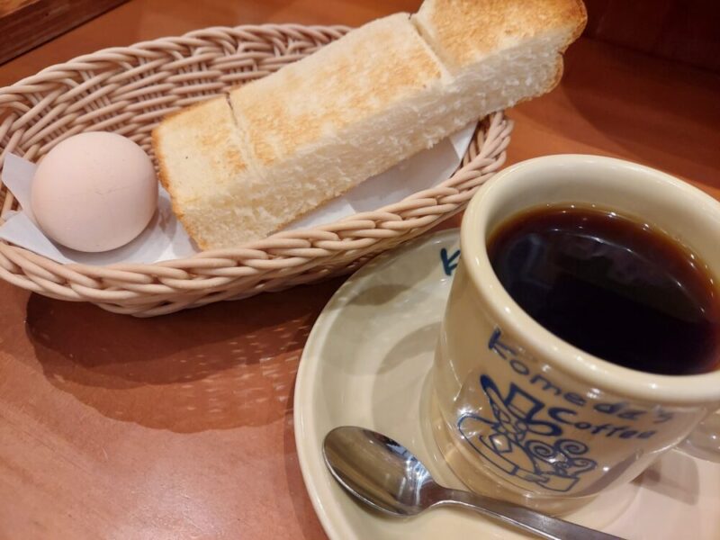 コメダ珈琲のモーニング