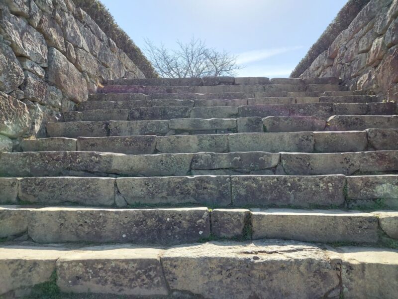 宇和島城　石段