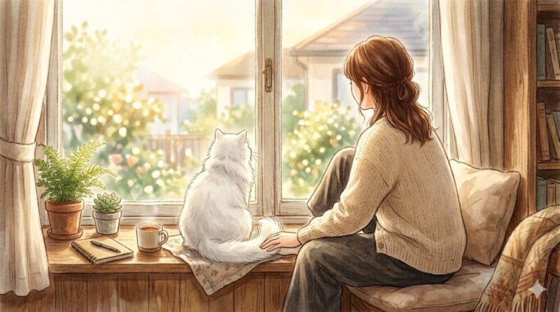 猫と私